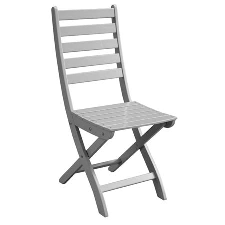 Chaise pliante Balcon : calme blanc