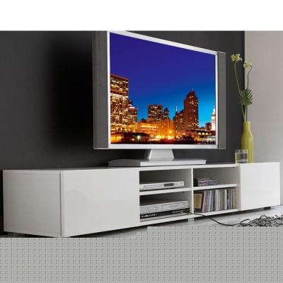 Meuble TV blanc large et bas