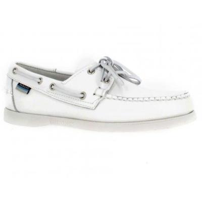 Chaussures bateau blanches SEBAGO