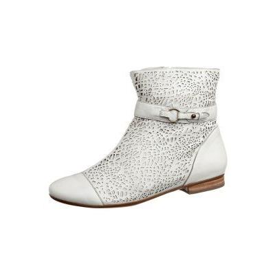 Bottines blanches avec fermeture éclair EVRYBODY