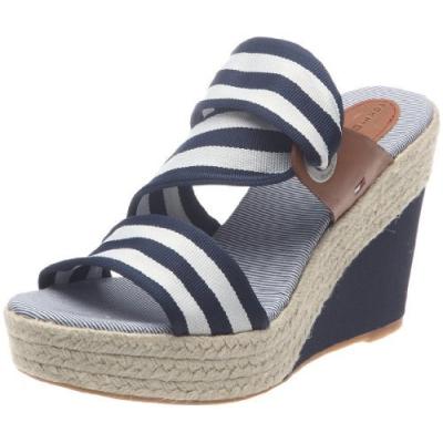Prenez de la hauteur avec la mule en toile Tommy Hilfiger