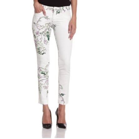 Pantalon slim blanc Cacharel