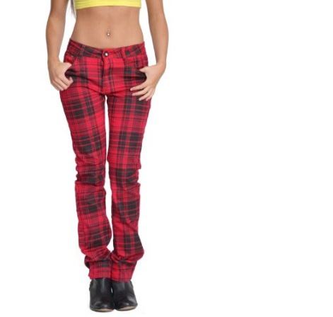 Jean Slim Tartan Ecossais