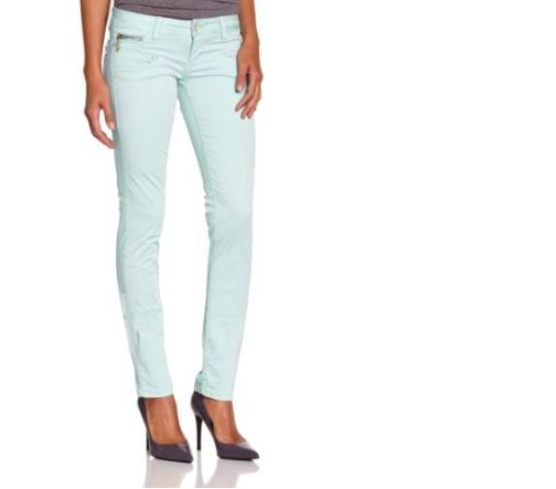 pantalon slim vert glacier